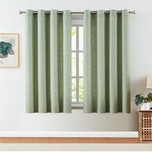 JINCHAN FAUX LINEN CURTAINS